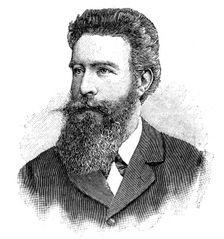 Wilhelm Konrad von Rontgen, German physicist, 1902. Creator: Anon