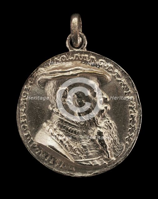 Wilhelm Löffelholz von Kolberg, 1501-1554, Patrician of Nuremberg [obverse], 1541. Creator: Matthes Gebel.