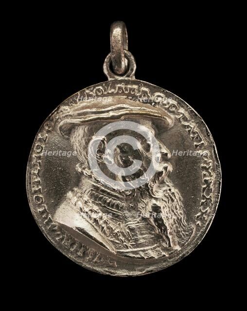 Wilhelm Löffelholz von Kolberg, 1501-1554, Patrician of Nuremberg [obverse], 1541. Creator: Matthes Gebel.