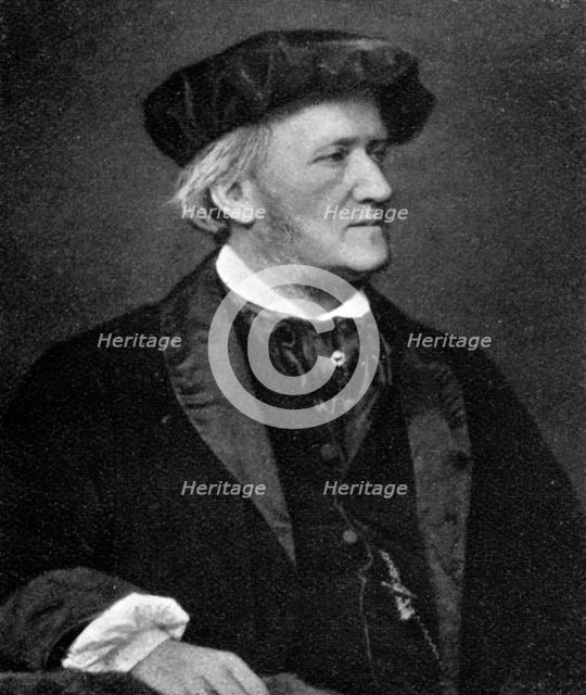 Wilhelm Richard Wagner, (1813-1883), German composer, conductor, music theorist, 1909. Artist: Unknown
