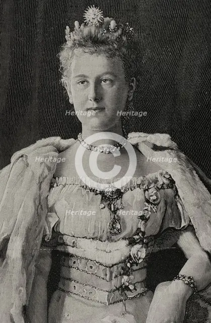 Wilhelmina of the Netherlands, (1880-1962), Queen of the Netherlands from 1890 to 1948, 1898.  Creator: Unknown.