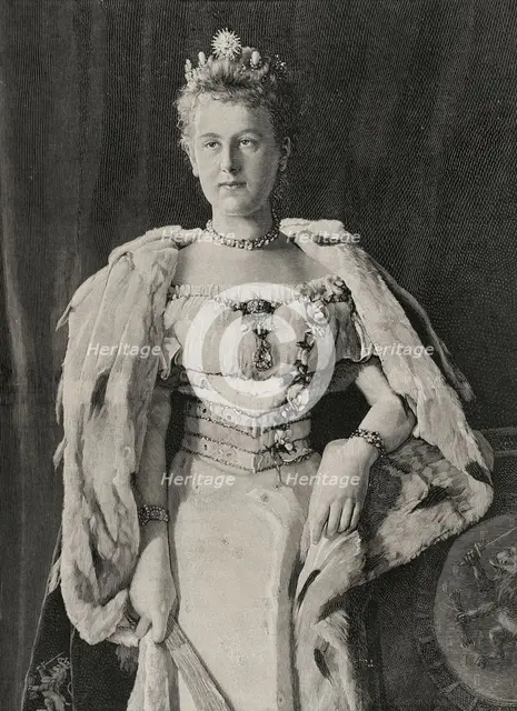 Wilhelmina of the Netherlands, (1880-1962), Queen of the Netherlands from 1890 to 1948, 1898.  Creator: Unknown.
