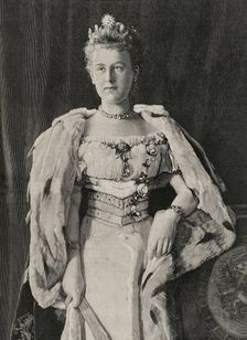Wilhelmina of the Netherlands, (1880-1962), Queen of the Netherlands from 1890 to 1948, 1898. Creator: Unknown