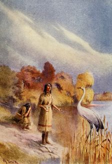 "Will you carry us over the river? she asked" 1914. Creator: Unknown