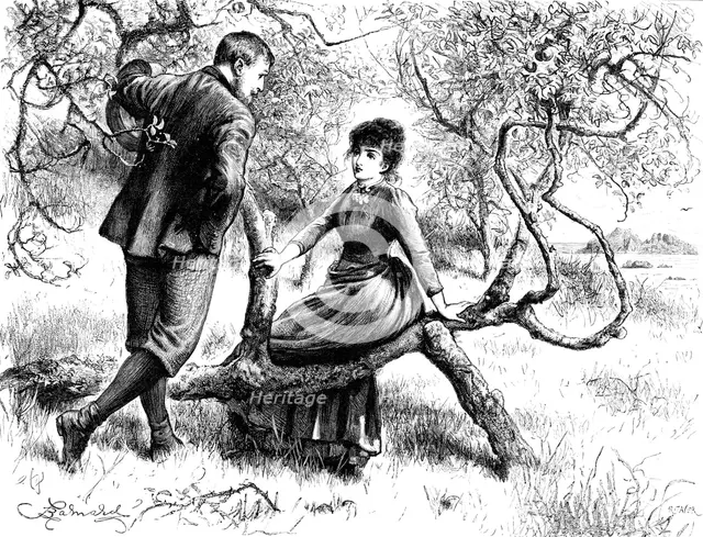 "Will you advise me, Roland Lee?", 1890. Creator: R. Taylor.
