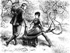 "Will you advise me, Roland Lee?", 1890. Creator: R. Taylor