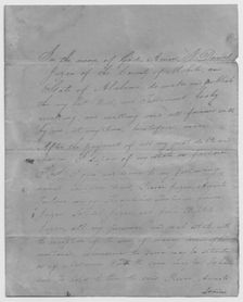 Will and testament of Daniel Juzan, 1825. Creator: Unknown