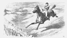 "Will He Clear It?", 1873. Creator: Joseph Swain