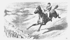 "Will He Clear It?", 1873. Creator: Joseph Swain