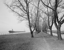 Willow Avenue, Star Island, Ste. Claire [sic] Flats, Mich., c.between 1910 and 1920. Creator: Unknown