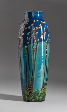 Willow Catkin Vase, about 1897. Creator: Max Laeuger