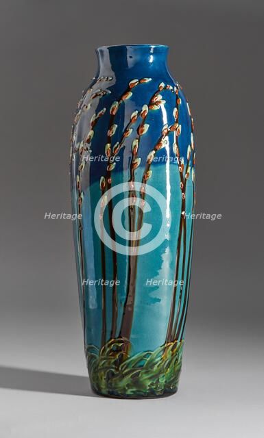 Willow Catkin Vase, about 1897. Creator: Max Laeuger.
