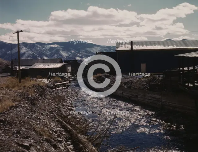 Willow Creek, Creede, Colorado, 1942. Creator: Andreas Feininger.