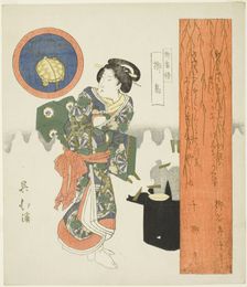 Willow Island (Yanagishima), from the series "A Series of Willows (Yanagi bantsuzuki)", c. 1828. Creator: Totoya Hokkei