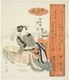 Willow Shop (Yanagiya), from the series "A Series of Willows (Yanagi bantsuzuki)", c. 1828. Creator: Totoya Hokkei