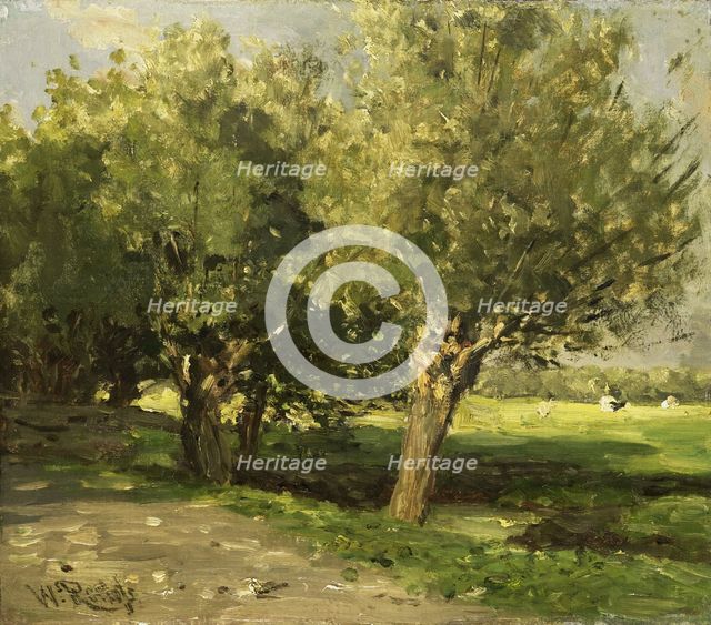 Willow trees, 1875-1885. Creator: Willem Roelofs.