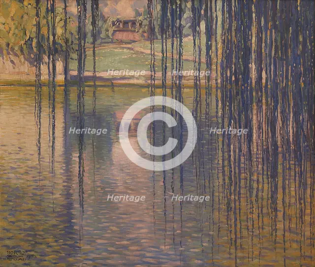 Willows on the Lake, 1915. Creator: Wolf Ferrari, Teodoro (1878-1945).