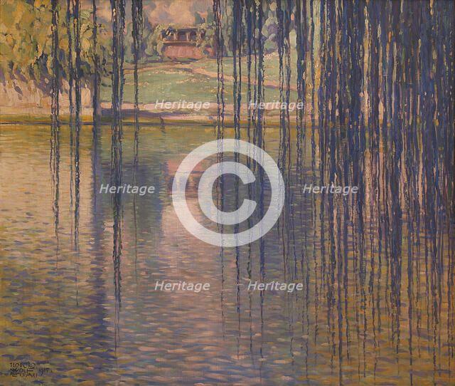 Willows on the Lake, 1915. Creator: Wolf Ferrari, Teodoro (1878-1945).