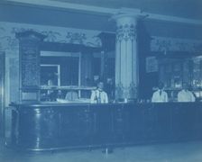 Willard Hotel bar, between 1901 and 1910. Creator: Frances Benjamin Johnston