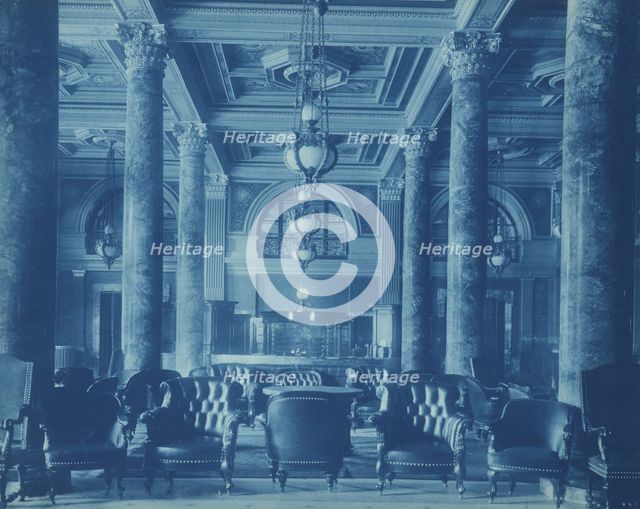Willard Hotel lobby, between 1901 and1910. Creator: Frances Benjamin Johnston.