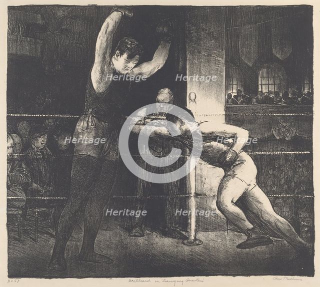 Willard in Training Quarters, 1916. Creator: George Wesley Bellows.
