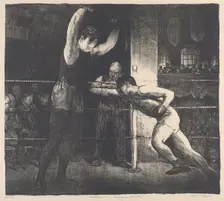 Willard in Training Quarters, 1916. Creator: George Wesley Bellows