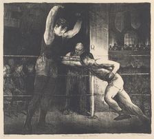Willard in Training Quarters, 1916. Creator: George Wesley Bellows
