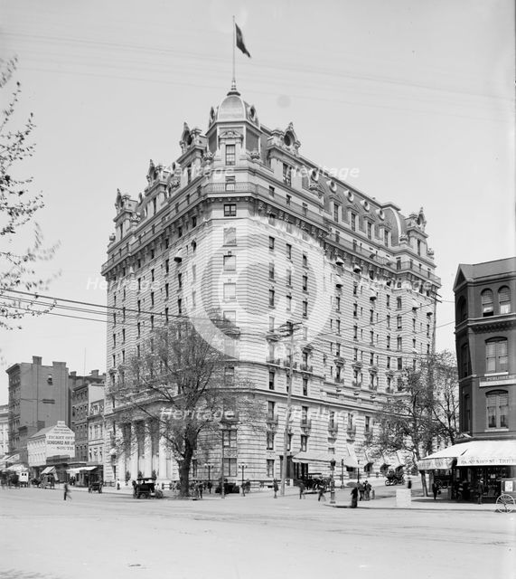 Willard's Hotel, Washington, c1902. Creator: William H. Jackson.
