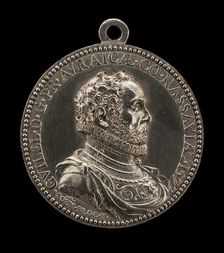 Willem I, 1533-1584, Prince of Orange and Nassau [obverse], 1577. Creator: Conrad Bloc