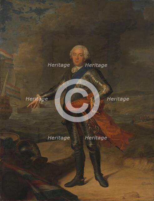 Willem IV (1711-1751), prince of Orange-Nassau, 1751. Creator: Jacques-Andre-Joseph Aved.