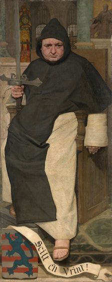 Willem van Saeftinghe, Lay Brother of Ter Doest Abbey, (c1280s), 1879. Creator: Jan Van Beers