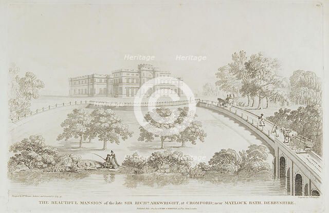 Willersley Castle, Cromford, Derbyshire, 1805. Artist: J Cartwright