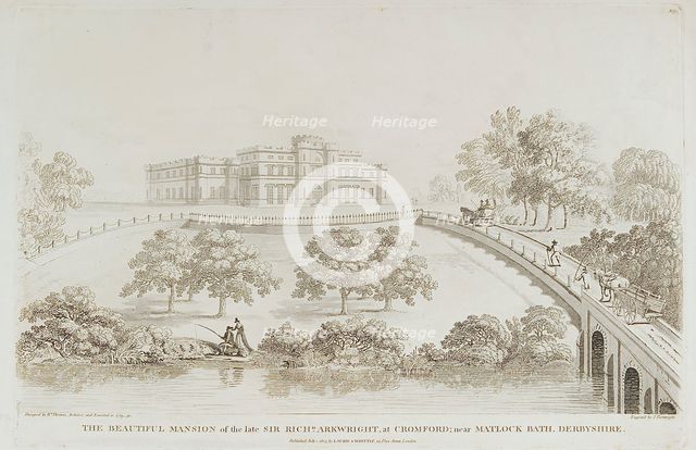 Willersley Castle, Cromford, Derbyshire, 1805. Creator: J Cartwright.