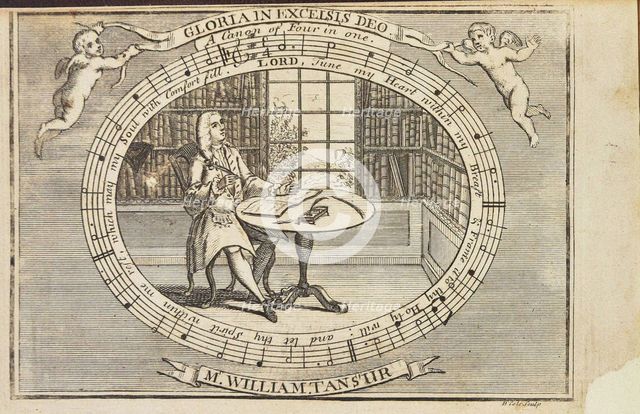 William Tans'ur (1706-1783) , 1730. Creator: Cole, B. (active 1720-1754).