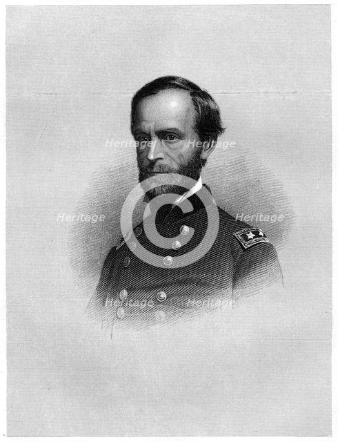 William Tecumseh Sherman, American soldier, businessman, educator, and author, 1872. Artist: Unknown
