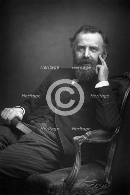 William Thomas Stead (1849-1912), English journalist, 1893.Artist: W&D Downey