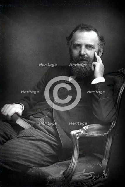 William Thomas Stead, English author and journalist, c1890. Artist: W&D Downey