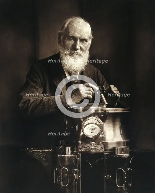 William Thomson, Baron Kelvin. Creator: Unknown.