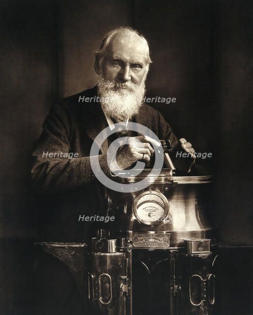 William Thomson, Baron Kelvin. Creator: Unknown.