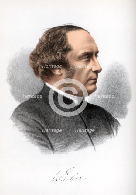William Thomson, English church leader, Archbishop of York, c1890.Artist: Cassell, Petter & Galpin
