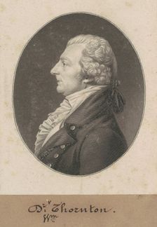 William Thornton, 1804. Creator: Charles Balthazar Julien Févret de Saint-Mémin