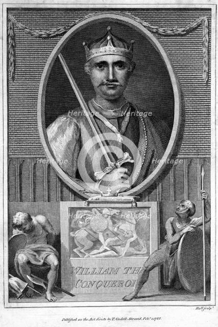 William the Conqueror, (1788).Artist: Hall
