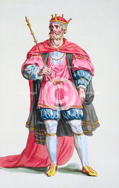 William the Conqueror, 11th century Duke of Normandy and King of England, (1780). Artist: Pierre Duflos