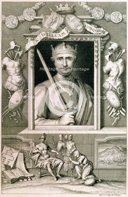 William the Conqueror, 11th century Duke of Normandy and King of England, (18th century). Artist: George Vertue