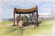 William the Conqueror at Old Sarum, 1086, (c1990-2010). Artist: Peter Dunn