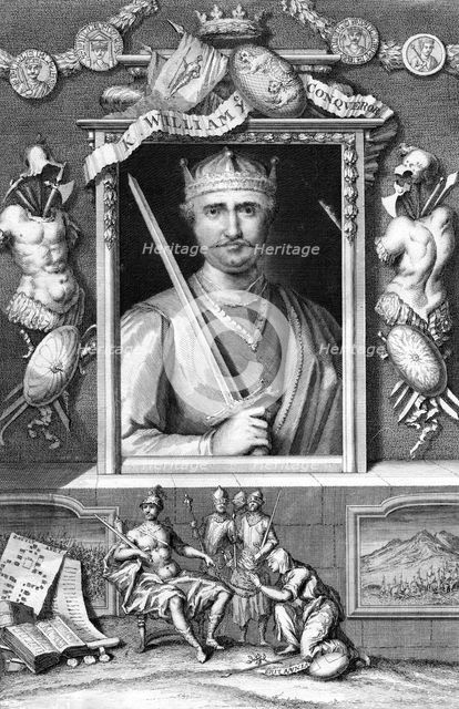 William the Conqueror.Artist: George Vertue