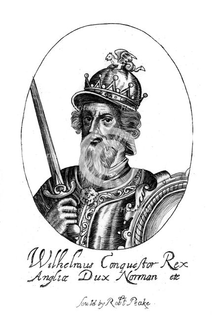 William the Conqueror.Artist: Robert Peake