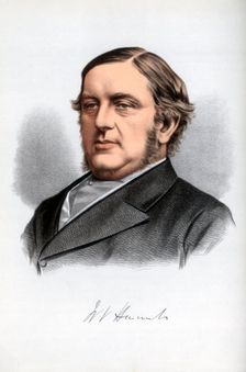 William Vernon Harcourt, British Liberal statesman, c1890.Artist: Cassell, Petter & Galpin