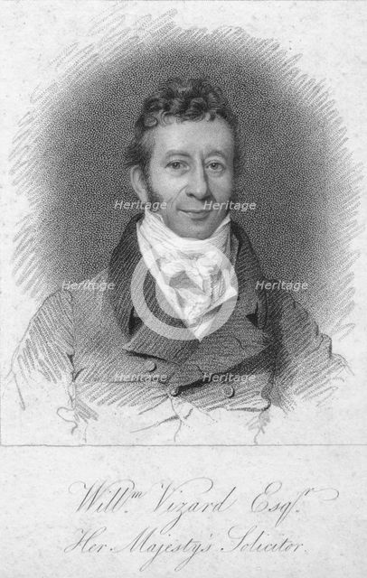 'William Vizard Esq. Her Majesty's Solicitor', c1820. Creator: T Wright.