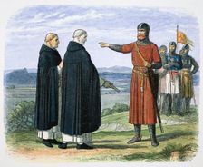 William Wallace rejects the English proposals, 1297 (1864). Creator: James William Edmund Doyle